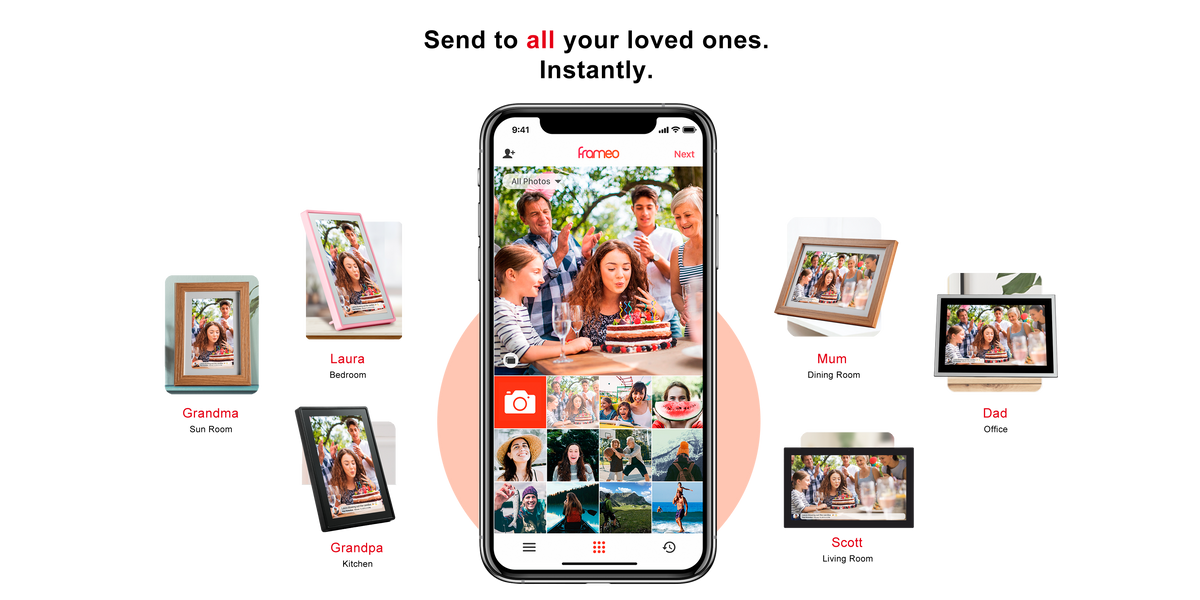 Jackson Frameo - Smart WIFI Photo Frames